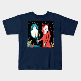 ghost mirror Kids T-Shirt